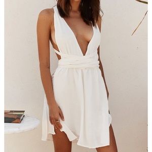 NWT 12th Tribe Wrap Top Mini Dress, Size S